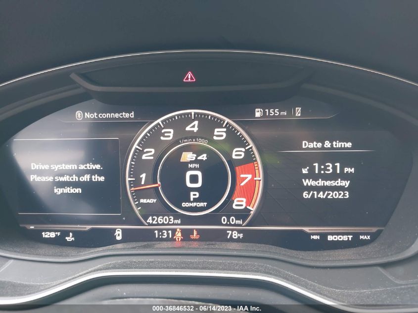 2018 AUDI S4 PREMIUM PLUS - WAUB4AF46JA234164