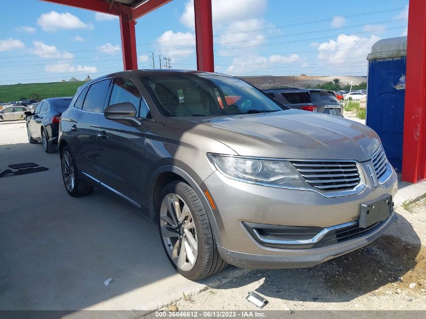 2016 LINCOLN MKX RESERVE - 2LMTJ8LPXGBL58426