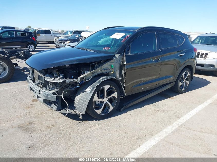 2016 HYUNDAI TUCSON LIMITED - KM8J33A20GU252939