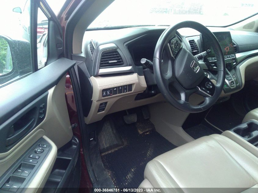 2018 HONDA ODYSSEY EX-L - 5FNRL6H70JB072337