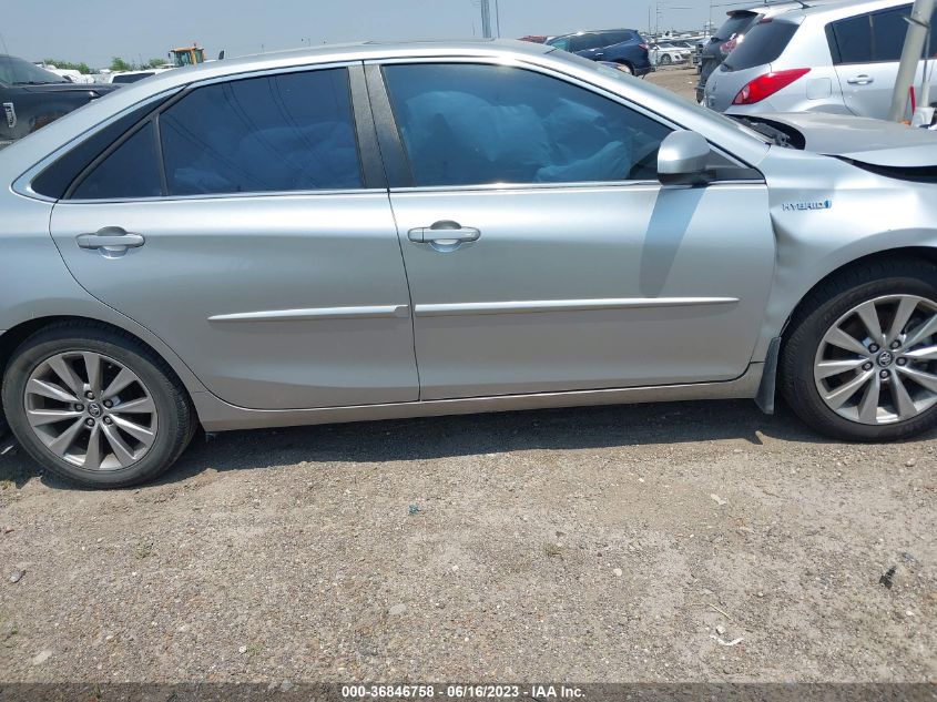 2017 TOYOTA CAMRY HYBRID XLE - 4T1BD1FK7HU227195