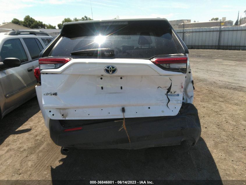 2021 TOYOTA RAV4 HYBRID LE - 4T3MWRFV8MU044529