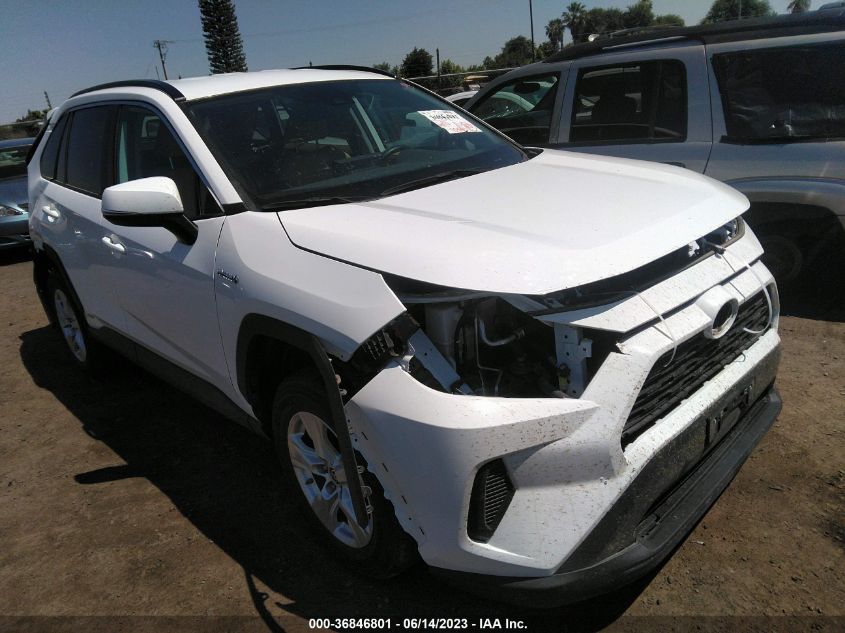 2021 TOYOTA RAV4 HYBRID LE - 4T3MWRFV8MU044529