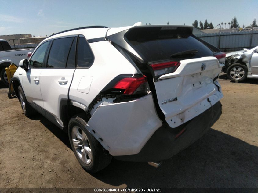 2021 TOYOTA RAV4 HYBRID LE - 4T3MWRFV8MU044529
