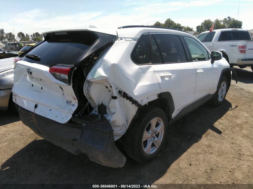 2021 TOYOTA RAV4 HYBRID LE - 4T3MWRFV8MU044529