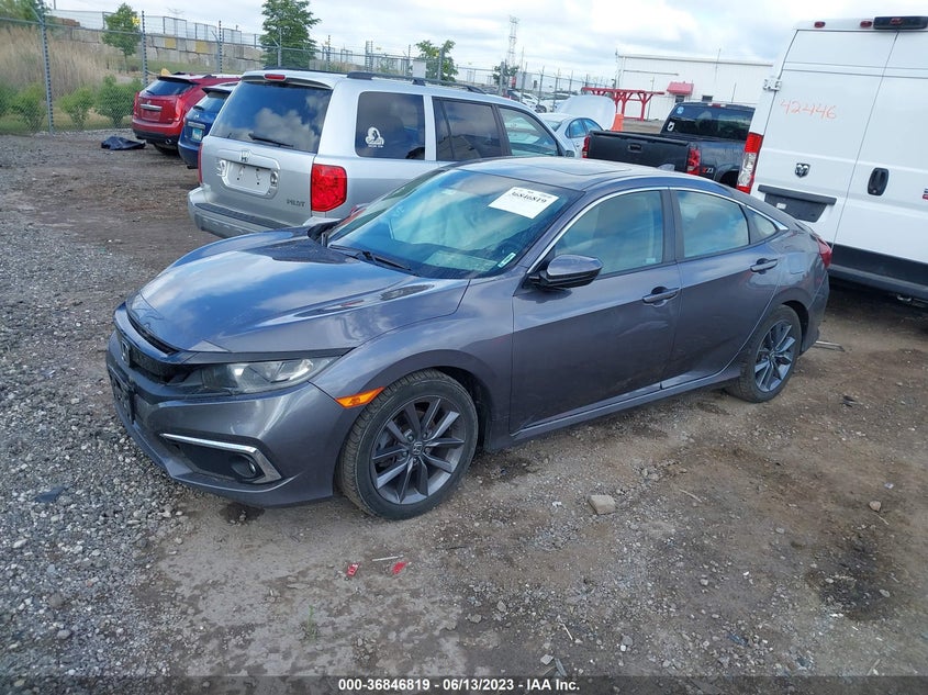 VIN 19XFC1F37LE012909 2020 HONDA CIVIC SEDAN EX