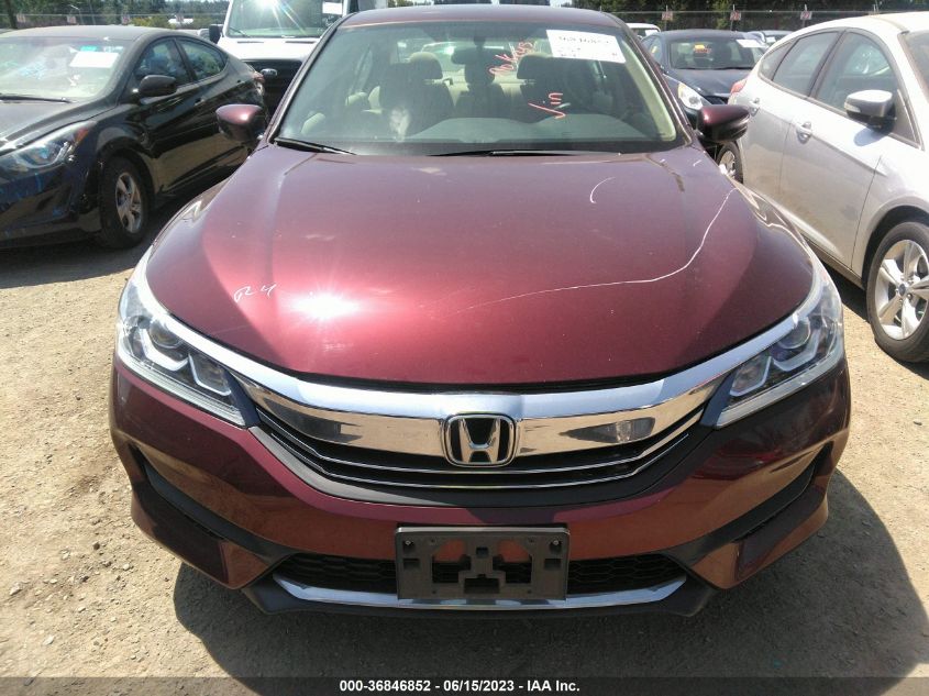 2016 HONDA ACCORD SEDAN LX - 1HGCR2F38GA122871