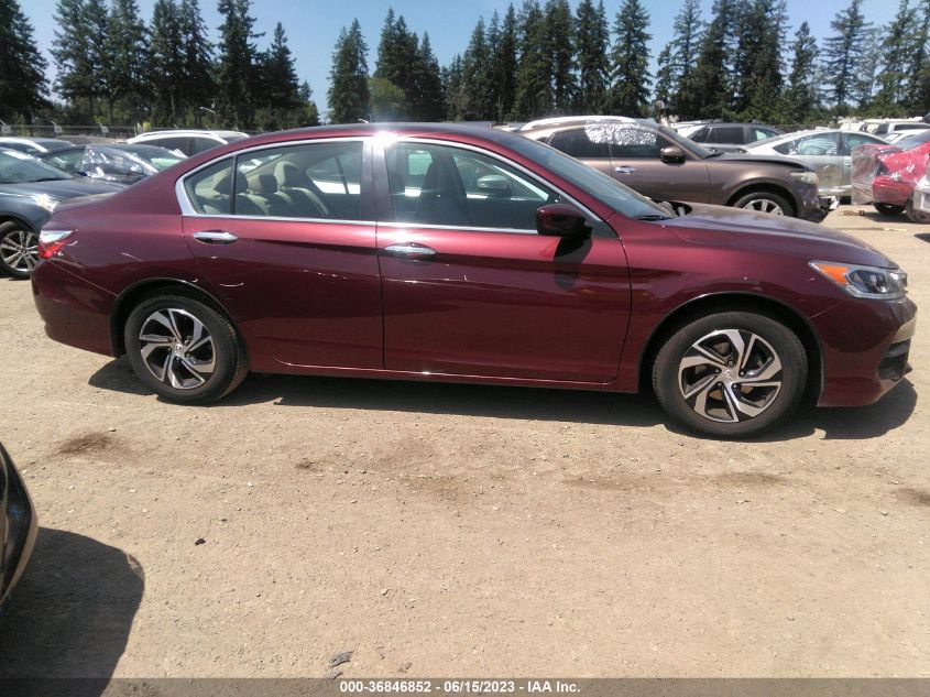 2016 HONDA ACCORD SEDAN LX - 1HGCR2F38GA122871