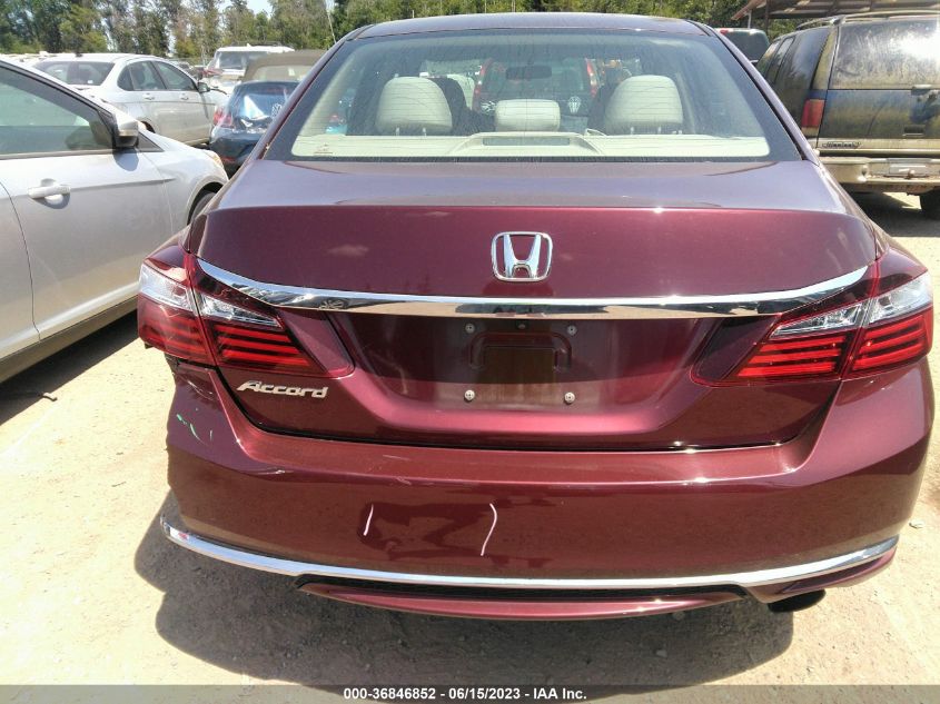 2016 HONDA ACCORD SEDAN LX - 1HGCR2F38GA122871