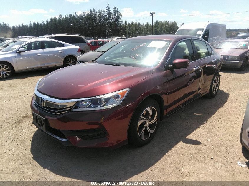 2016 HONDA ACCORD SEDAN LX - 1HGCR2F38GA122871