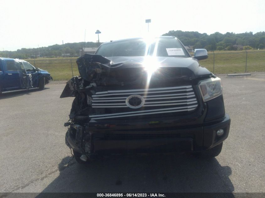 2014 TOYOTA TUNDRA 4WD TRUCK PLATINUM/1794 5TFAW5F11EX341955