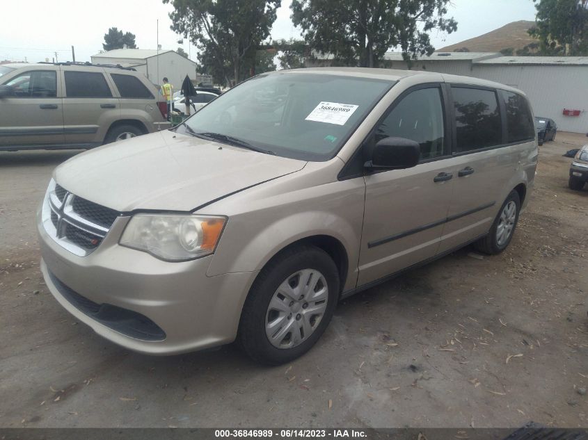 2013 DODGE GRAND CARAVAN AMERICAN VALUE PKG - 2C4RDGBG4DR819958