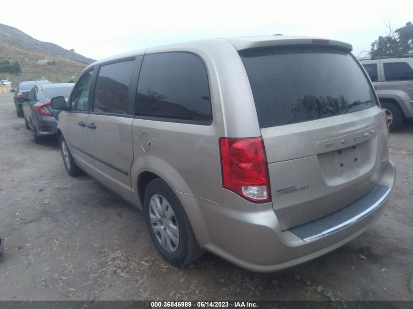 2013 DODGE GRAND CARAVAN AMERICAN VALUE PKG - 2C4RDGBG4DR819958