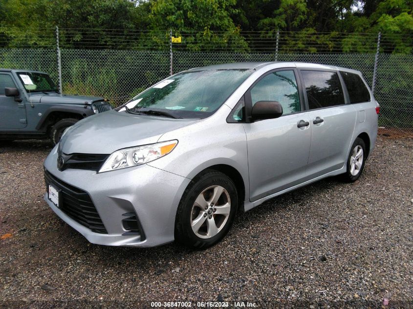 5TDZZ3DC2KS983346 2019 TOYOTA SIENNA, photo no. 2