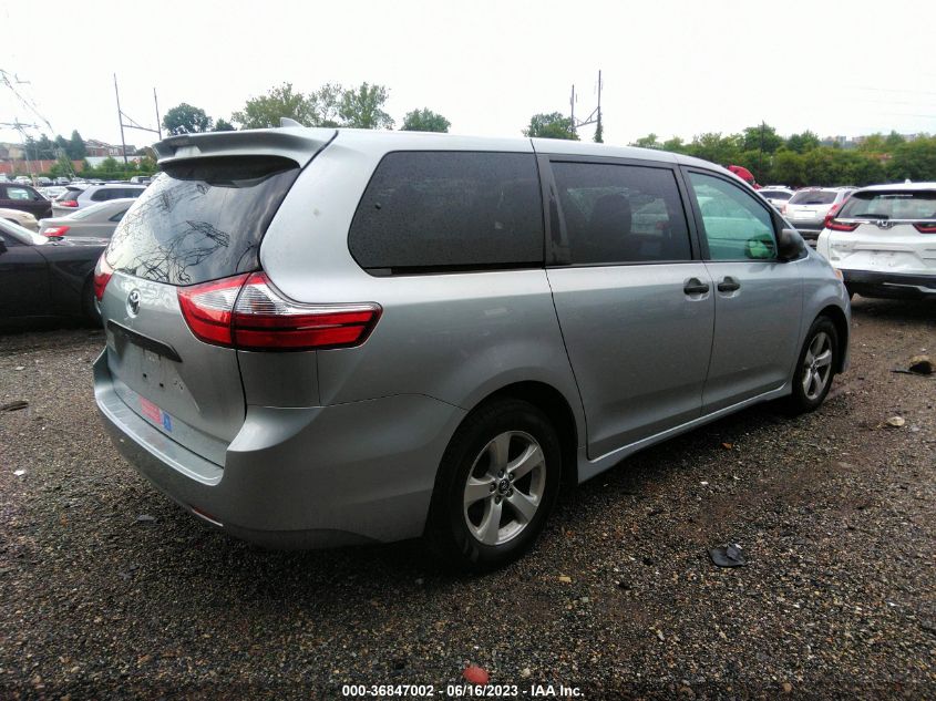 5TDZZ3DC2KS983346 2019 TOYOTA SIENNA, photo no. 4