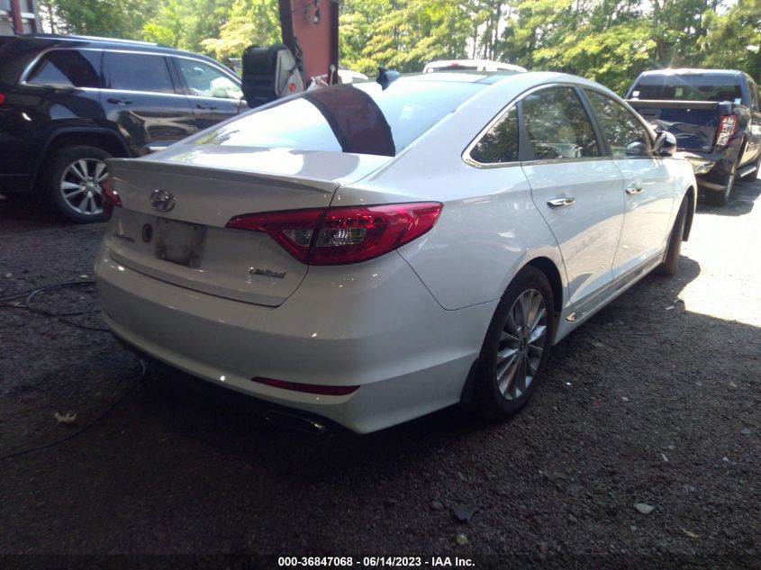 2015 HYUNDAI SONATA 2.4L LIMITED - 5NPE34AF9FH169064