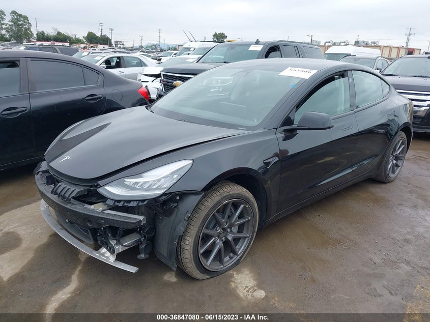 VIN 5YJ3E1EBXMF861966 2021 TESLA MODEL 3 LONG RANGE