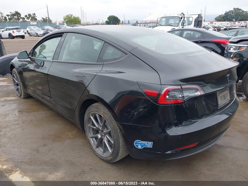 VIN 5YJ3E1EBXMF861966 2021 TESLA MODEL 3 LONG RANGE