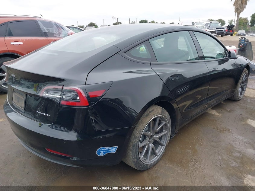 VIN 5YJ3E1EBXMF861966 2021 TESLA MODEL 3 LONG RANGE