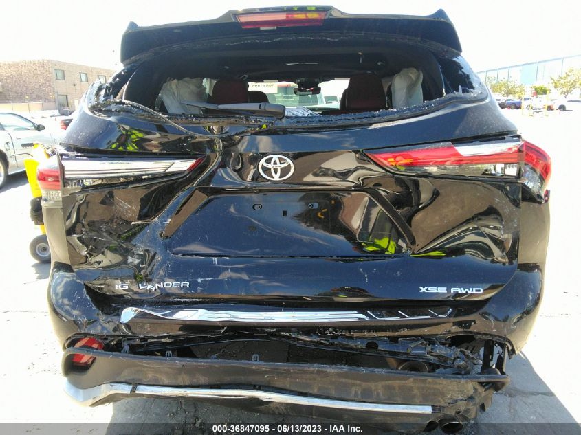 2021 TOYOTA HIGHLANDER XSE - 5TDLZRBHXMS149979