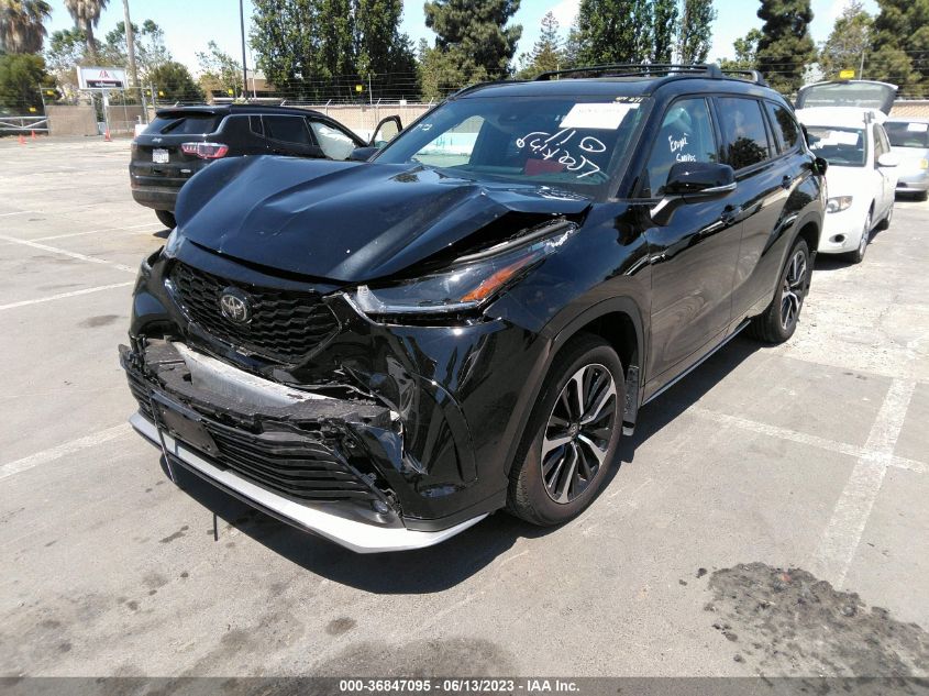 2021 TOYOTA HIGHLANDER XSE - 5TDLZRBHXMS149979