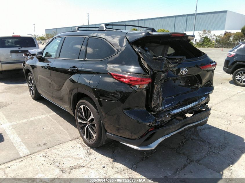 2021 TOYOTA HIGHLANDER XSE - 5TDLZRBHXMS149979