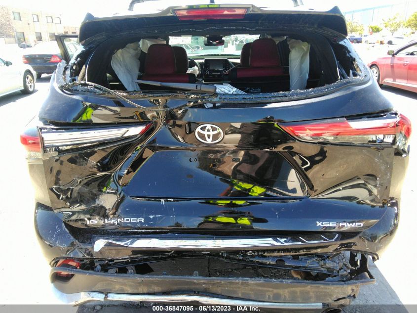2021 TOYOTA HIGHLANDER XSE - 5TDLZRBHXMS149979