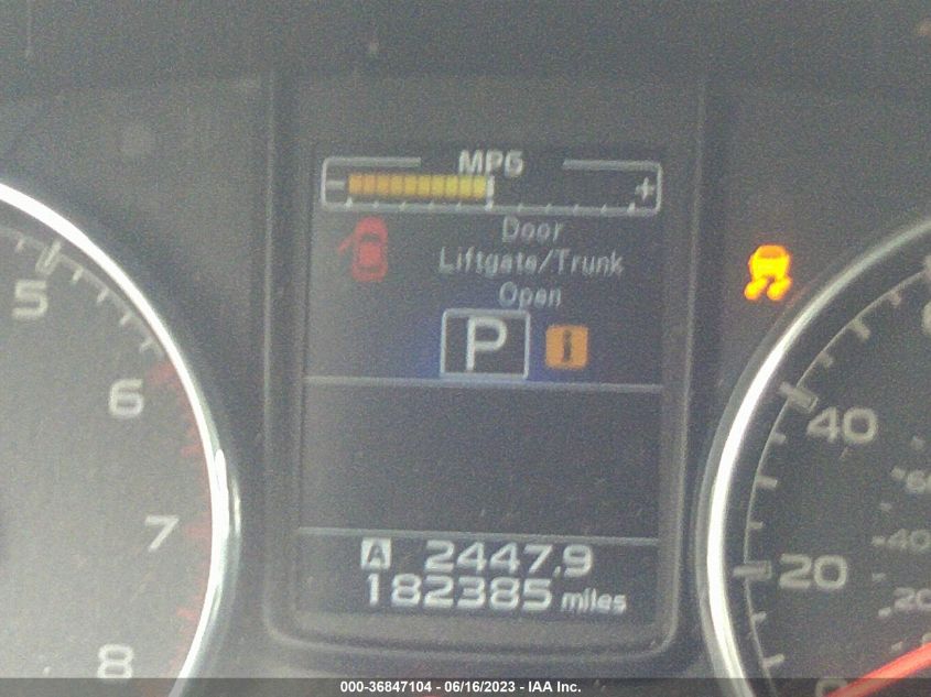 2014 SUBARU OUTBACK 2.5I LIMITED - 4S4BRBLC3E3319572