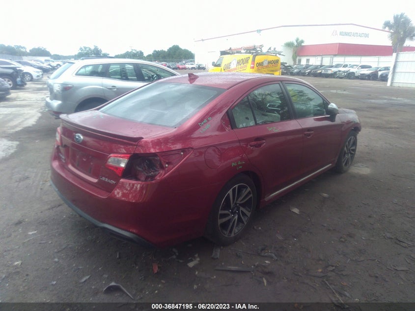 VIN 4S3BNAS65K3040111 2019 SUBARU LEGACY SPORT