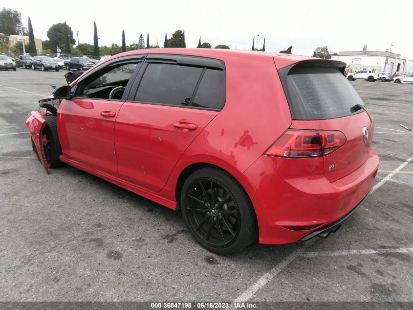 2017 VOLKSWAGEN GOLF R WVWVF7AU9HW179386