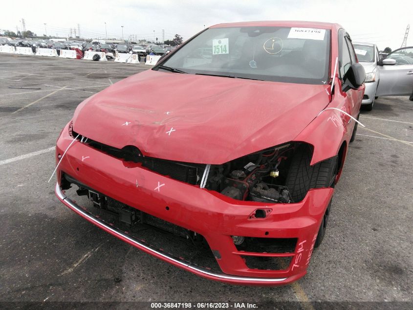2017 VOLKSWAGEN GOLF R WVWVF7AU9HW179386