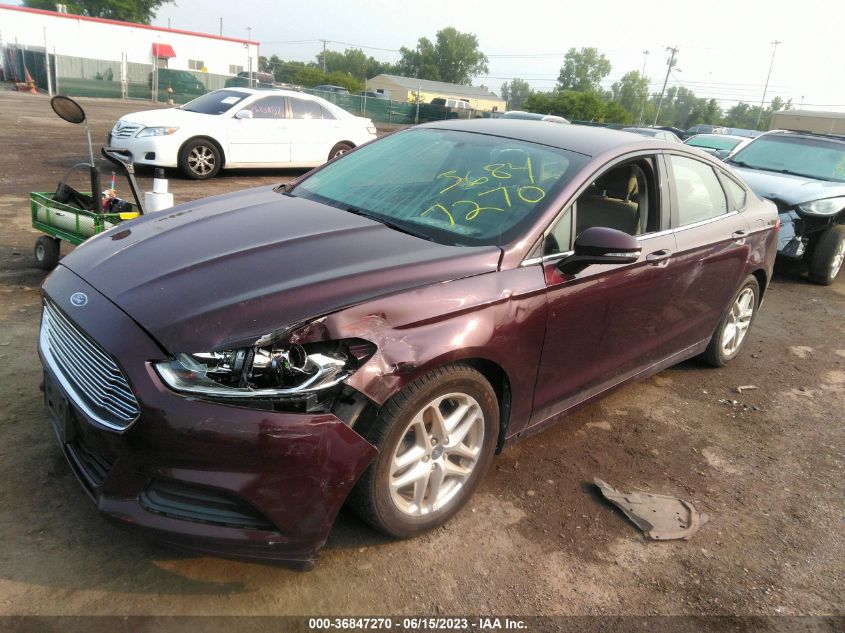 2013 FORD FUSION SE - 3FA6P0H70DR154372