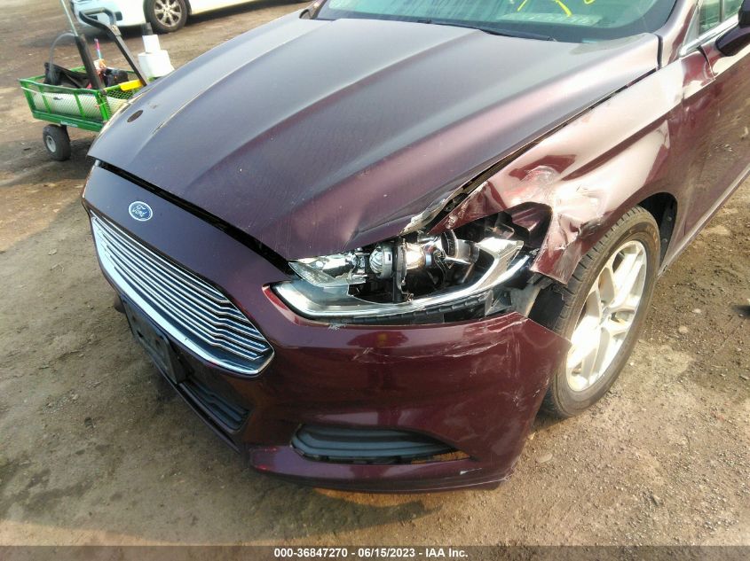 2013 FORD FUSION SE - 3FA6P0H70DR154372