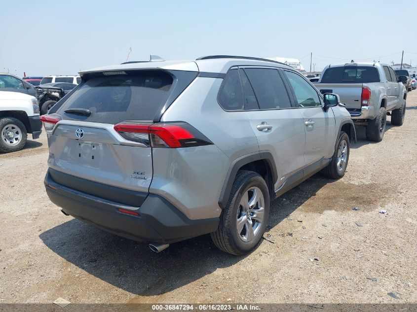 2022 TOYOTA RAV4 HYBRID XLE - 4T3RWRFVXNU064787