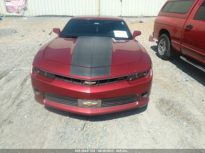 2015 CHEVROLET CAMARO LT - 2G1FD1E30F9251941
