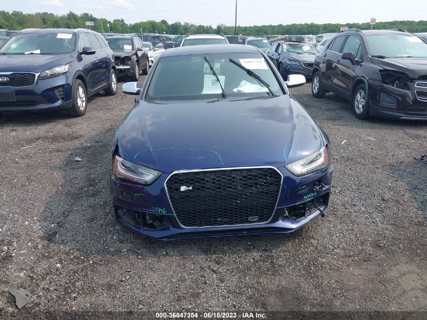 2014 AUDI S4 PREMIUM PLUS WAUBGAFL1EA063294