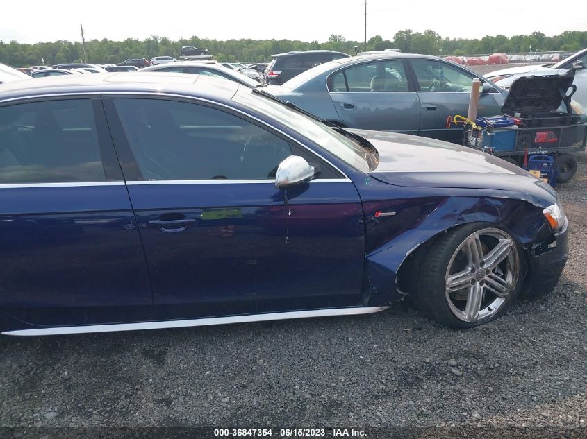 2014 AUDI S4 PREMIUM PLUS WAUBGAFL1EA063294