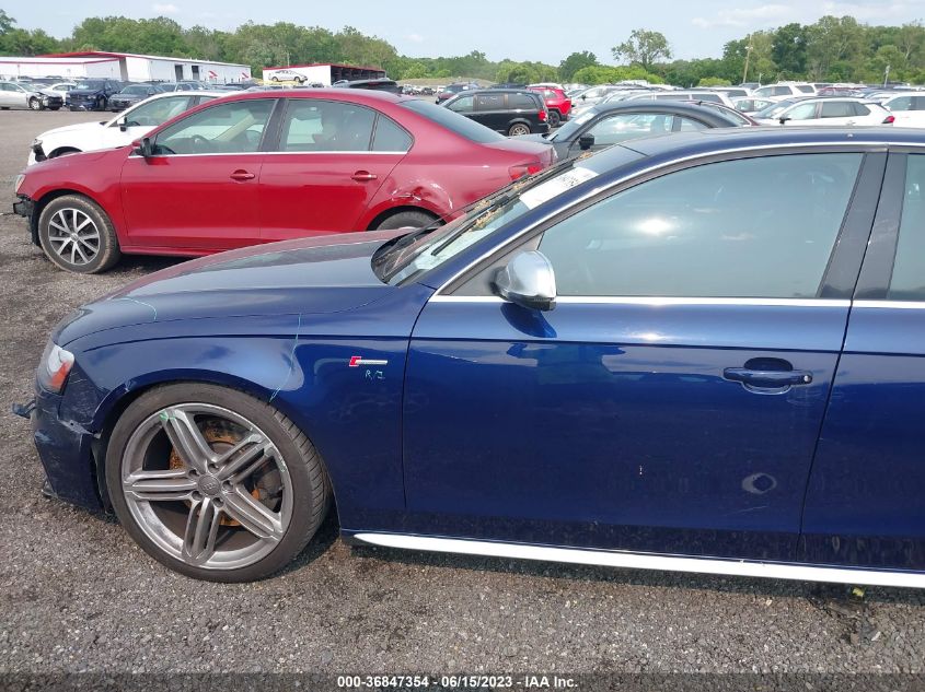 2014 AUDI S4 PREMIUM PLUS WAUBGAFL1EA063294
