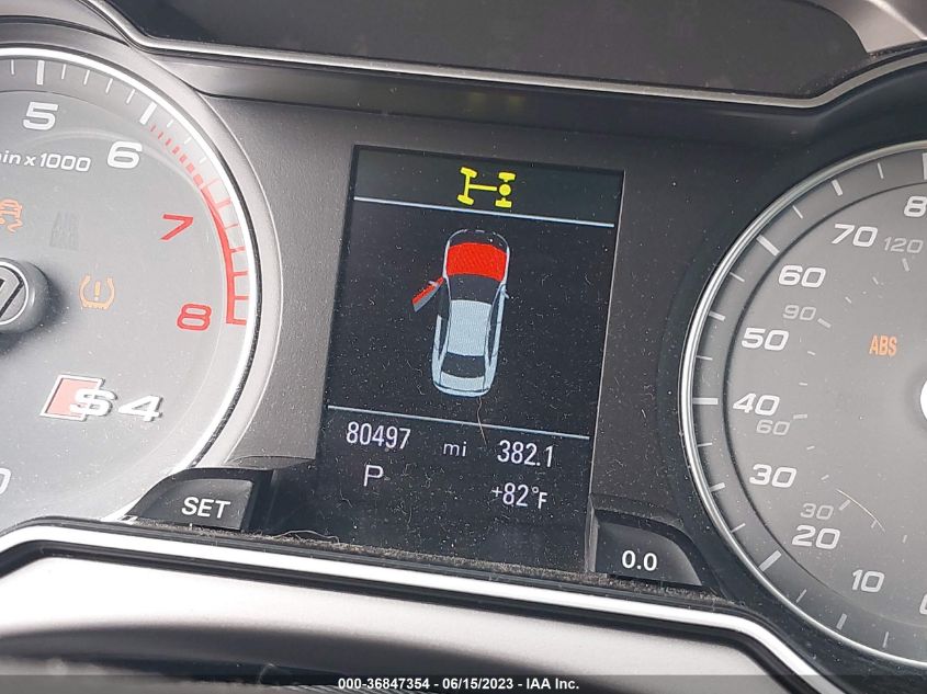 2014 AUDI S4 PREMIUM PLUS WAUBGAFL1EA063294