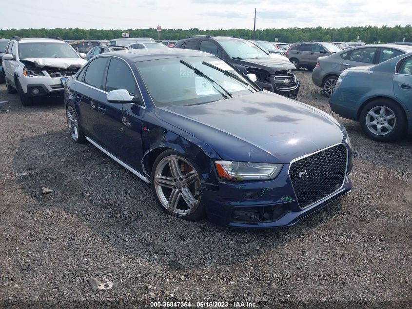 2014 AUDI S4 PREMIUM PLUS WAUBGAFL1EA063294