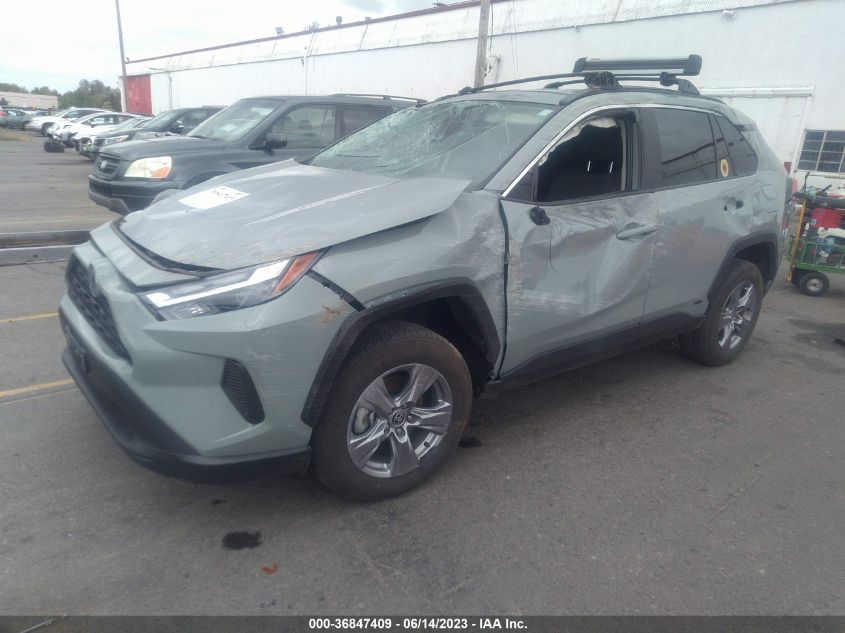 2022 TOYOTA RAV4 HYBRID XLE - 2T3RWRFV1NW137447