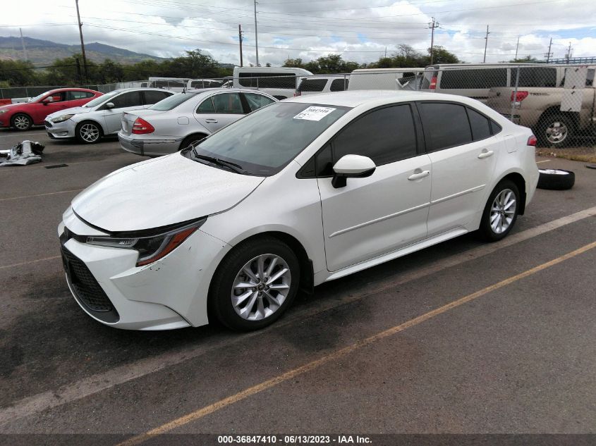 2021 TOYOTA COROLLA LE - JTDVPMAE3MJ172512