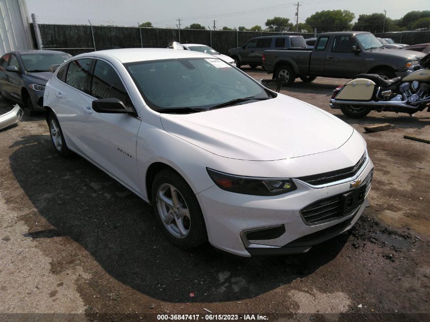 Lot #2539233122 2018 CHEVROLET MALIBU 1LS salvage car