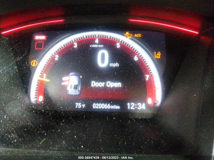 2021 HONDA CIVIC TYPE R TOURING - SHHFK8G77MU202927