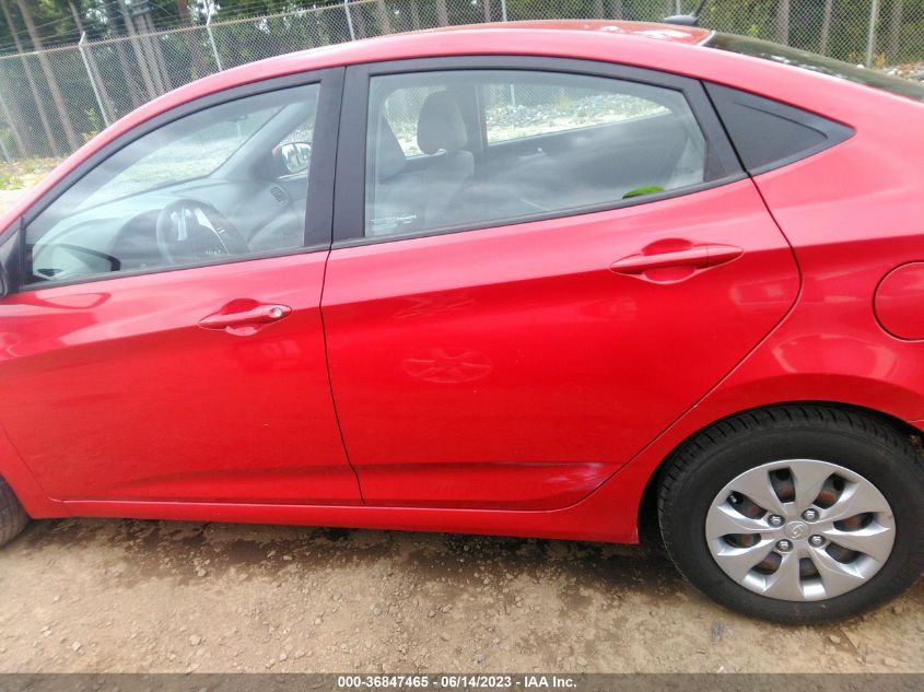 2016 HYUNDAI ACCENT SE - KMHCT4AE0GU119705