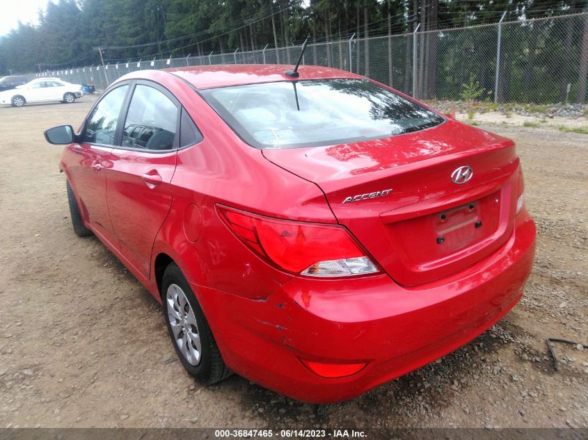 2016 HYUNDAI ACCENT SE - KMHCT4AE0GU119705