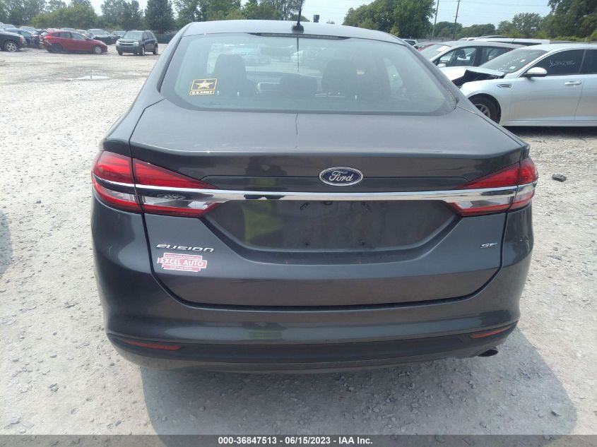 2017 FORD FUSION SE - 3FA6P0H75HR324179