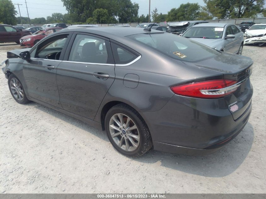 2017 FORD FUSION SE - 3FA6P0H75HR324179