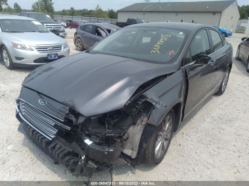 2017 FORD FUSION SE - 3FA6P0H75HR324179