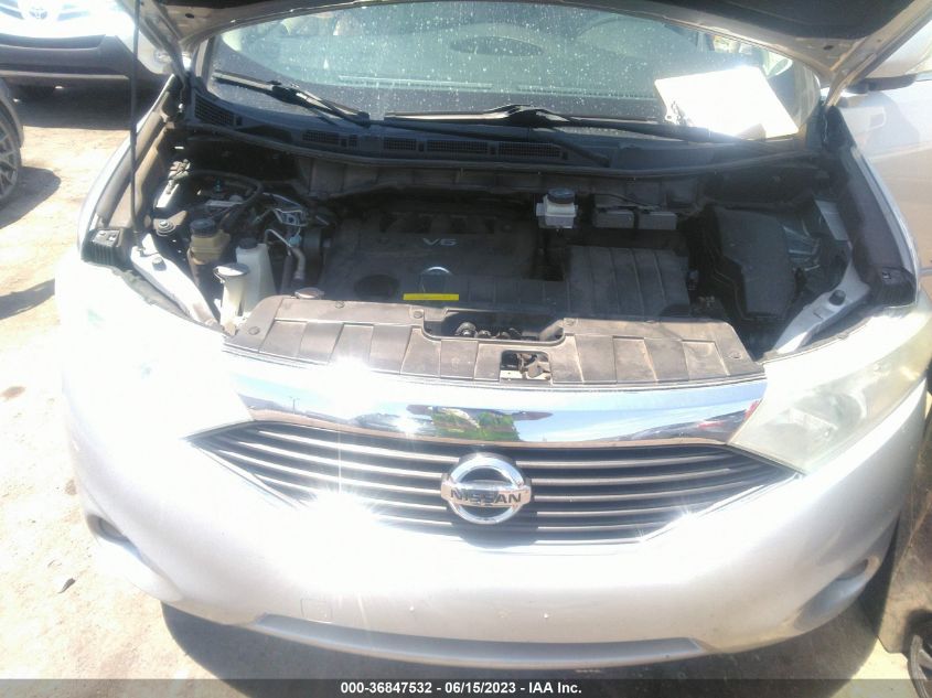 2013 NISSAN QUEST SL - JN8AE2KP7D9065123